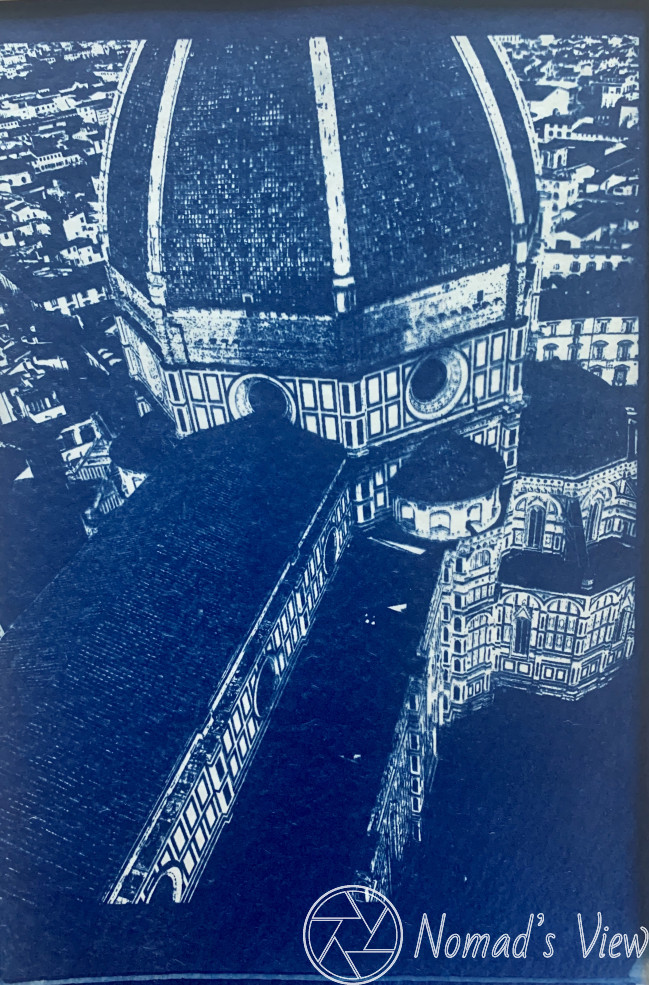 Cathedrale, Florence (Cyano blue print)